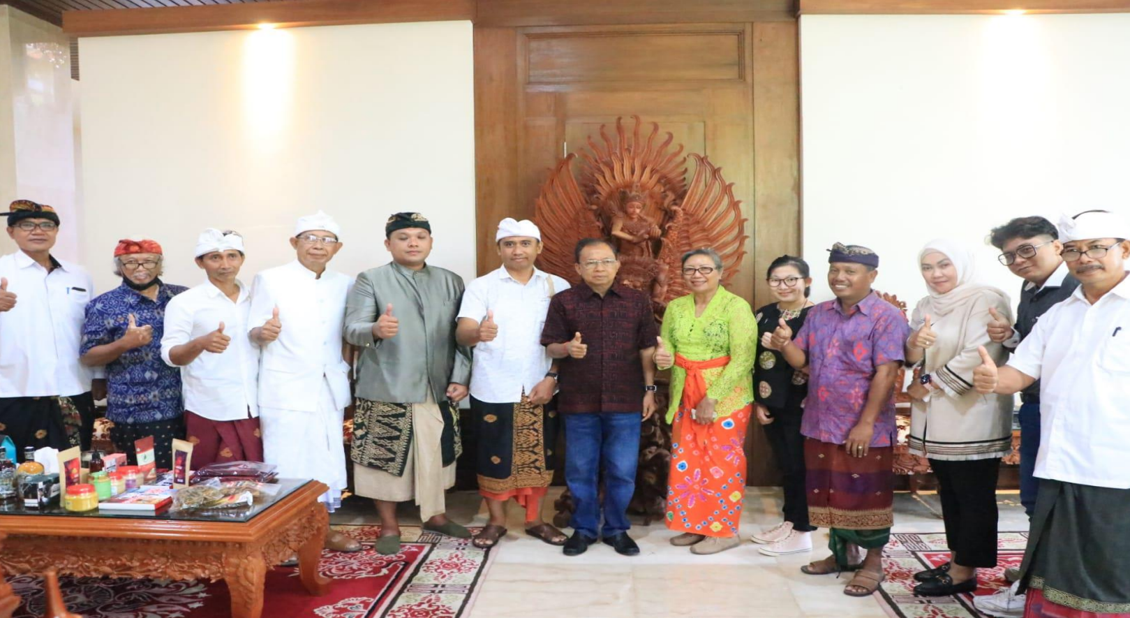 Audience with Governor of Bali to Discuss about the development of cooperative in Bali.